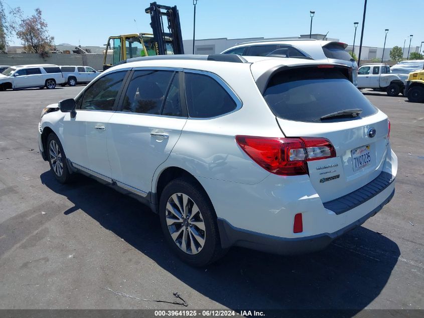 2017 Subaru Outback 2.5I Touring VIN: 4S4BSATC1H3356896 Lot: 39641925