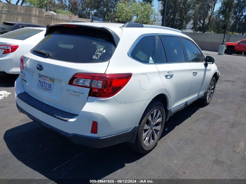 2017 Subaru Outback 2.5I Touring VIN: 4S4BSATC1H3356896 Lot: 39641925