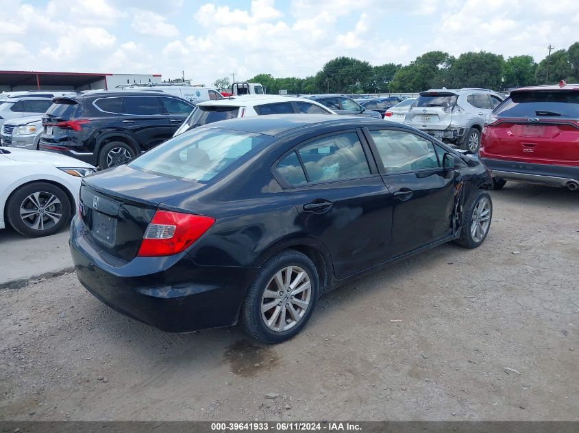 2012 Honda Civic Ex-L VIN: 19XFB2F90CE052505 Lot: 39641933