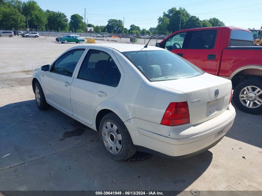 1999 Volkswagen Jetta Gls VIN: 3VWSA29M4XM037600 Lot: 39641949