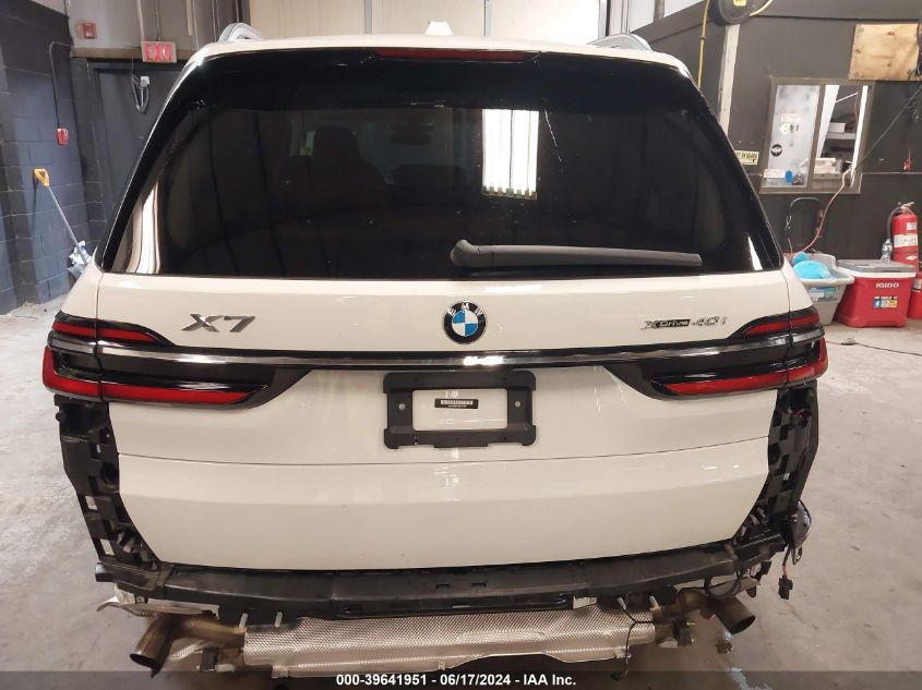 2024 BMW X7 xDrive40I VIN: 5UX23EM07R9T27607 Lot: 39641951