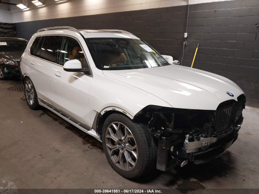 2024 BMW X7 xDrive40I VIN: 5UX23EM07R9T27607 Lot: 39641951