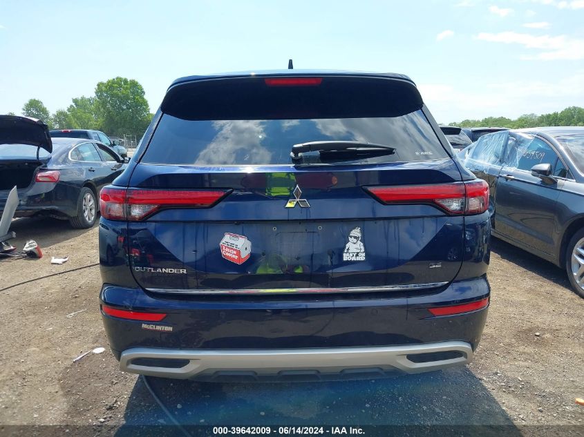 2022 Mitsubishi Outlander Black Edition S-Awc/Se 2.5 S-Awc/Se Launch Edition S-Awc VIN: JA4J4UA85NZ038597 Lot: 39642009