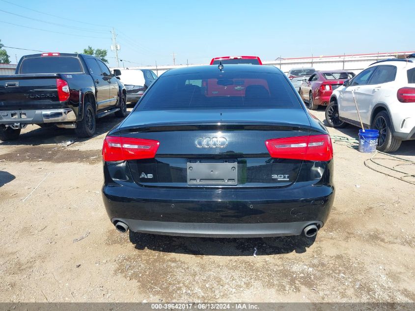 2014 Audi A6 3.0T Premium Plus VIN: WAUFGAFC7EN071832 Lot: 39642017