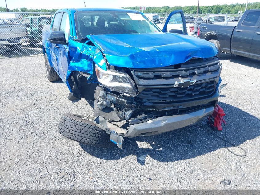 2022 Chevrolet Colorado 4Wd Short Box Z71 VIN: 1GCGTDEN2N1330015 Lot: 39642067