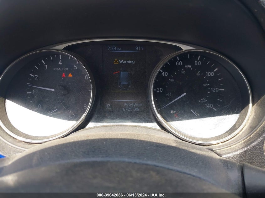 2016 Nissan Rogue Sv VIN: KNMAT2MVXGP694372 Lot: 39642086