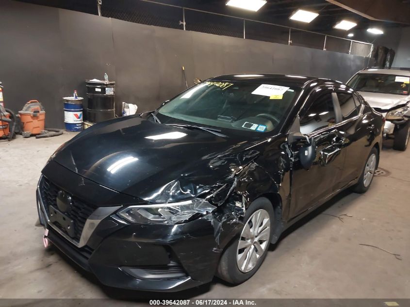 2022 Nissan Sentra S Xtronic Cvt VIN: 3N1AB8BV5NY207179 Lot: 39642087