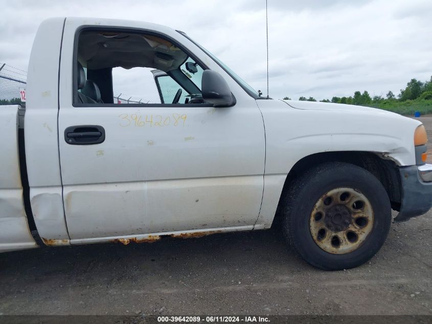 2005 GMC Sierra 1500 Work Truck VIN: 1GTEC14X95Z109151 Lot: 39642089