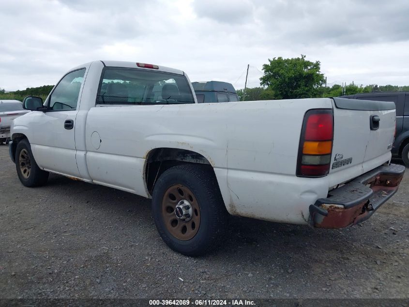 2005 GMC Sierra 1500 Work Truck VIN: 1GTEC14X95Z109151 Lot: 39642089