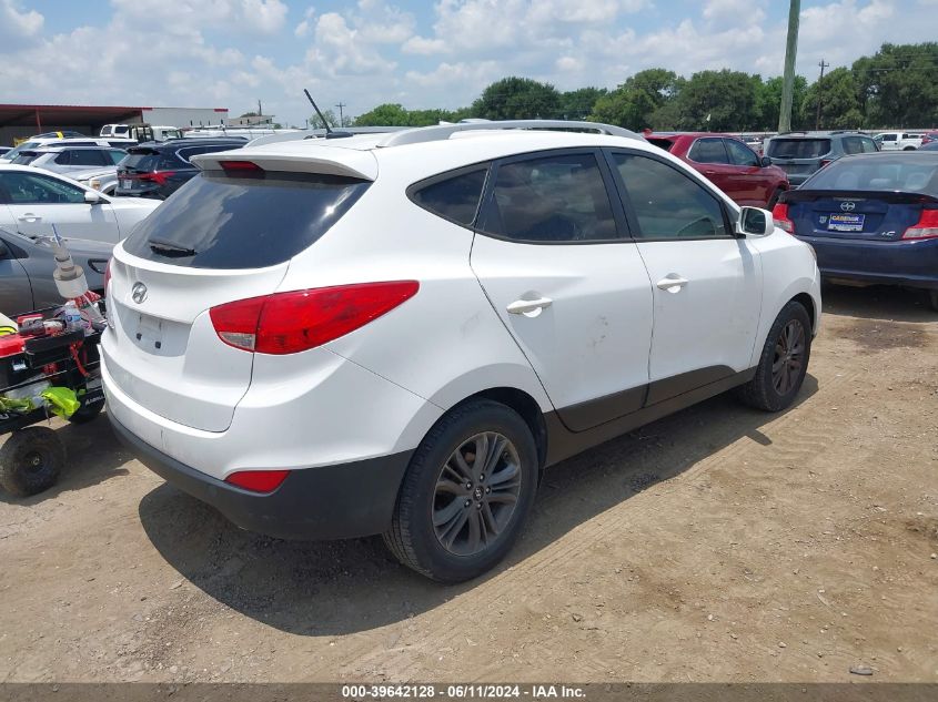 2014 Hyundai Tucson Se VIN: KM8JU3AGXEU800421 Lot: 39642128