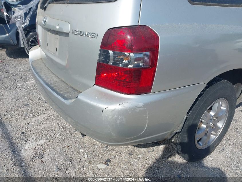 2006 Toyota Highlander VIN: JTEGD21A260153604 Lot: 39642137