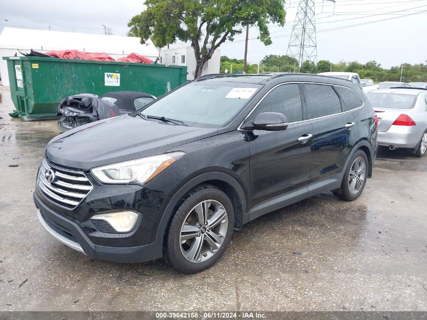 2014 Hyundai Santa Fe Limited VIN: KM8SR4HF7EU083484 Lot: 39642158