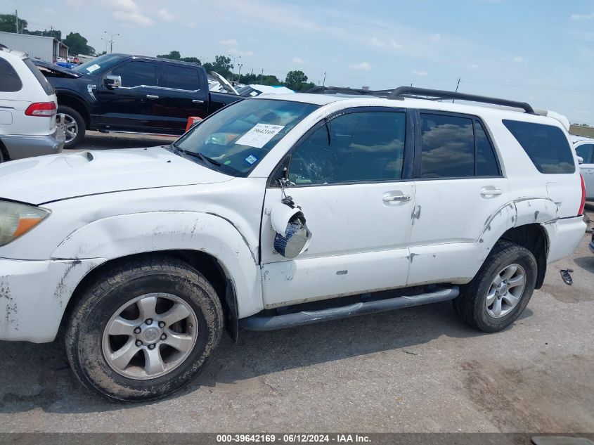 2006 Toyota 4Runner Sr5 Sport V6 VIN: JTEZU14R760081500 Lot: 39642169