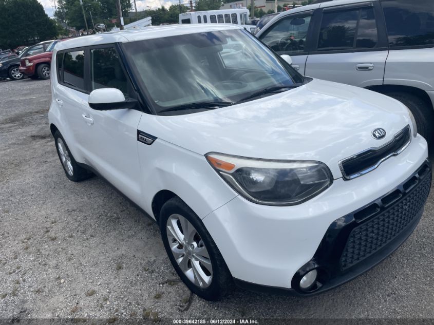 2016 Kia Soul + VIN: KNDJP3A56G7378112 Lot: 39642185