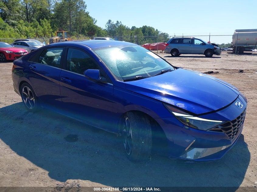 HYUNDAI ELANTRA LIMITED 2021, VIN KMHLP4AG5MU099811