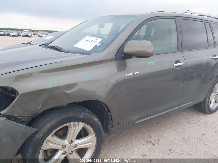 2009 Toyota Highlander Limited VIN: JTEES42A992134743 Lot: 39642193