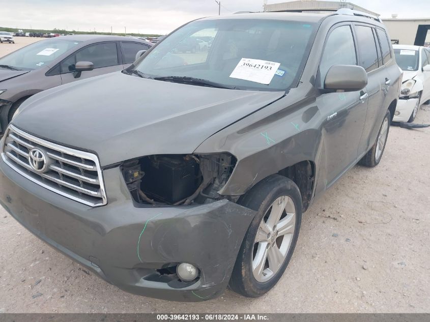 2009 Toyota Highlander Limited VIN: JTEES42A992134743 Lot: 39642193