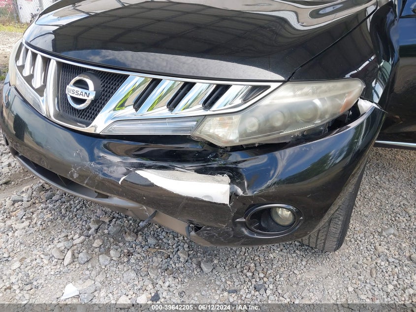 2010 Nissan Murano Sl VIN: JN8AZ1MW5AW116621 Lot: 39642205