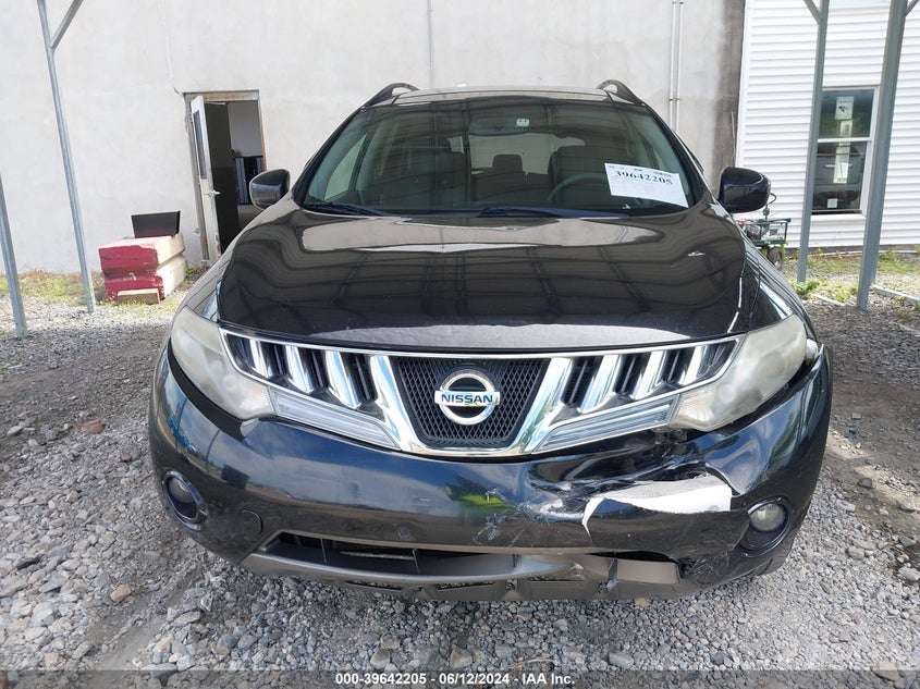 2010 Nissan Murano Sl VIN: JN8AZ1MW5AW116621 Lot: 39642205
