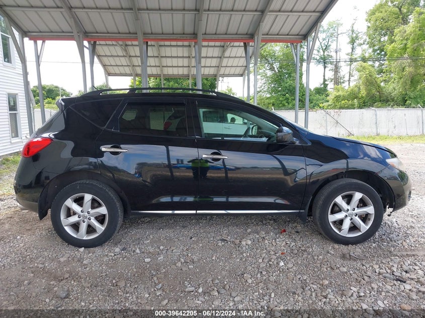 2010 Nissan Murano Sl VIN: JN8AZ1MW5AW116621 Lot: 39642205