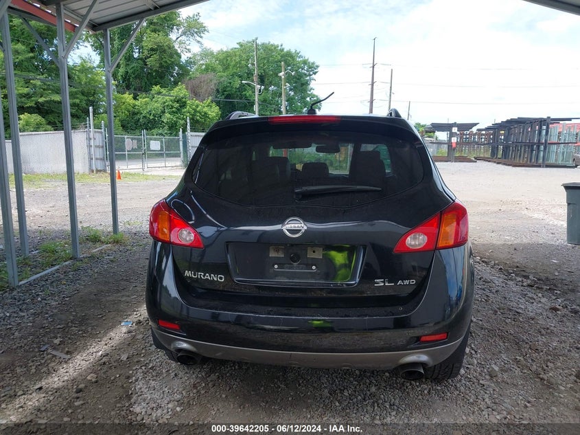 2010 Nissan Murano Sl VIN: JN8AZ1MW5AW116621 Lot: 39642205