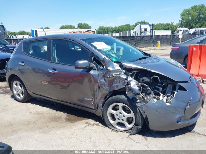 1N4AZ0CP6EC337707 2014 Nissan Leaf Sv