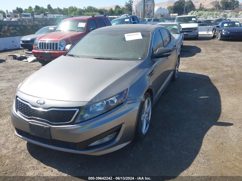 2013 Kia Optima Sx VIN: 5XXGR4A65DG236999 Lot: 39642242