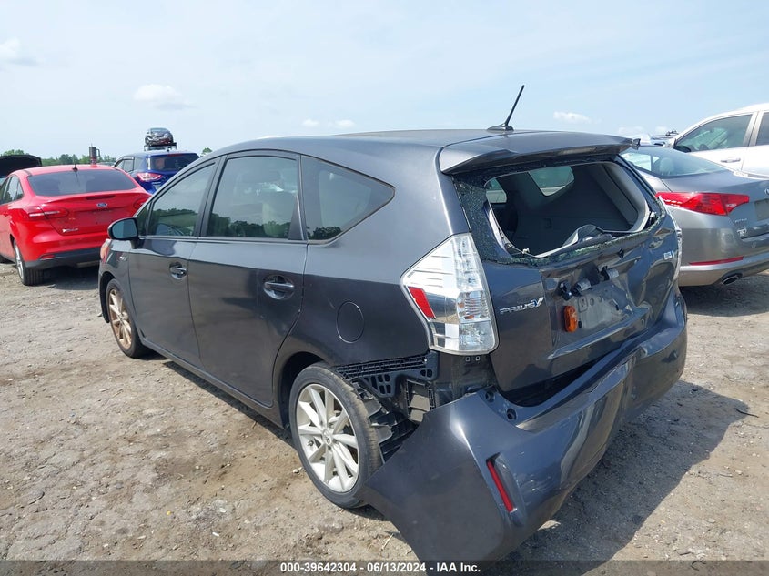 2012 Toyota Prius V Five VIN: JTDZN3EU6C3119793 Lot: 39642304