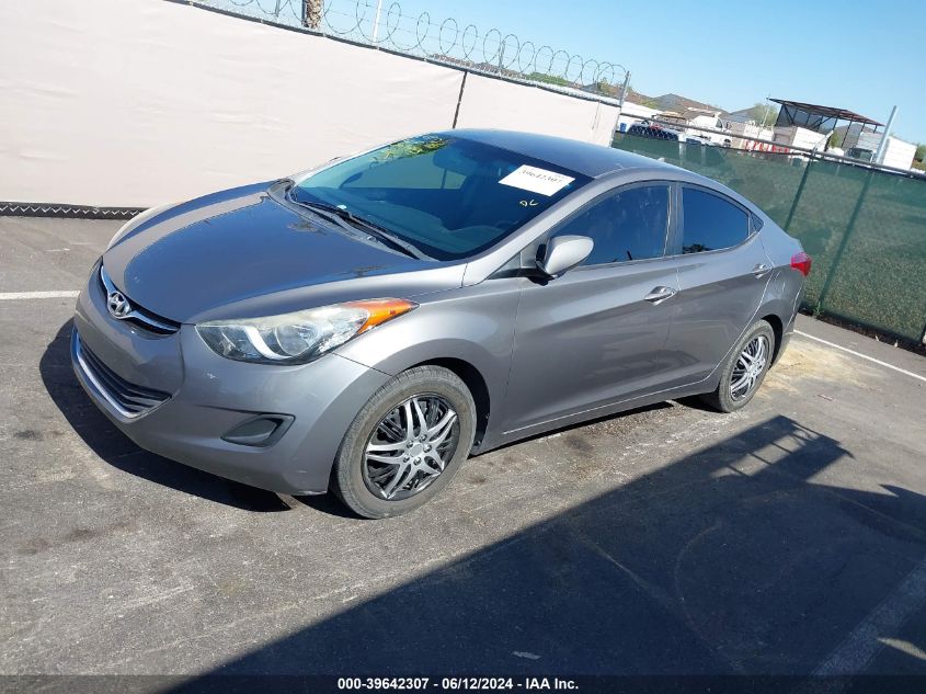 5NPDH4AE9CH105462 2012 Hyundai Elantra Gls