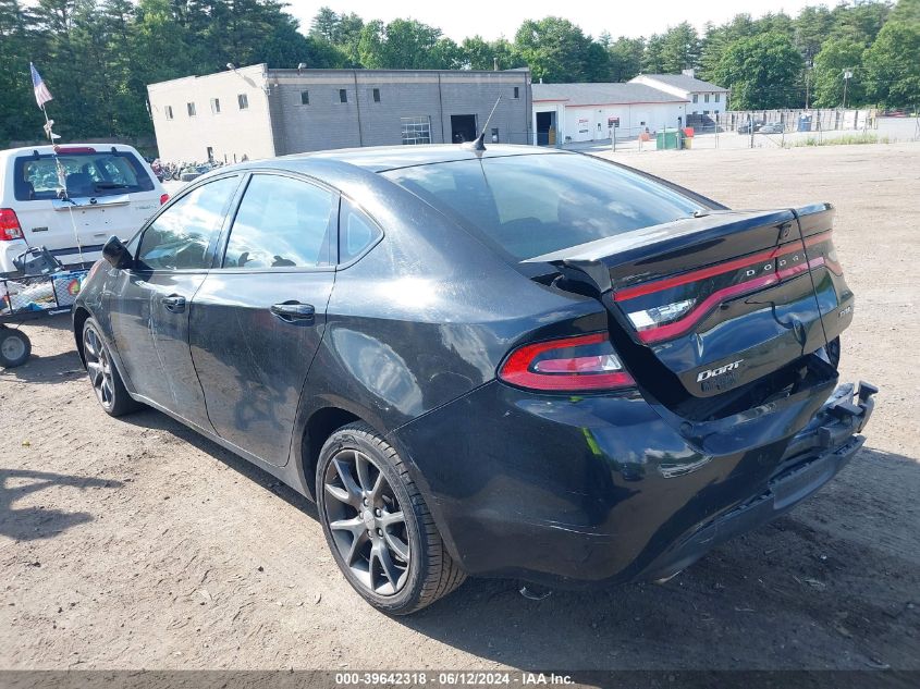 2013 Dodge Dart Sxt VIN: 1C3CDFBA3DD298198 Lot: 39642318