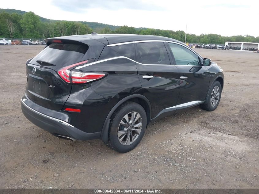 2015 Nissan Murano S VIN: 5N1AZ2MH8FN266637 Lot: 39642334