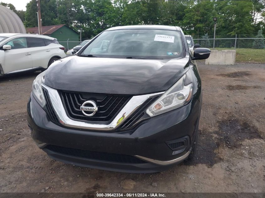 2015 Nissan Murano S VIN: 5N1AZ2MH8FN266637 Lot: 39642334