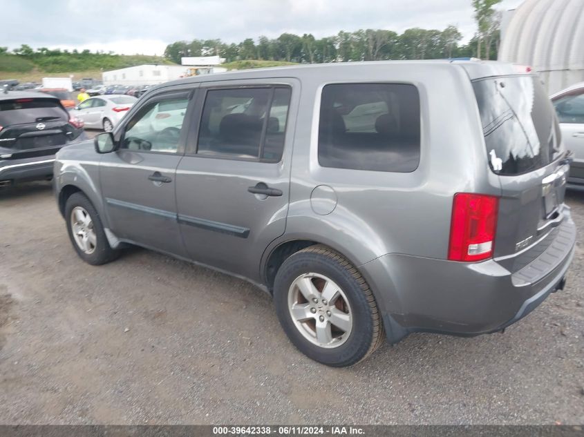 2009 Honda Pilot Lx VIN: 5FNYF48269B051578 Lot: 39642338