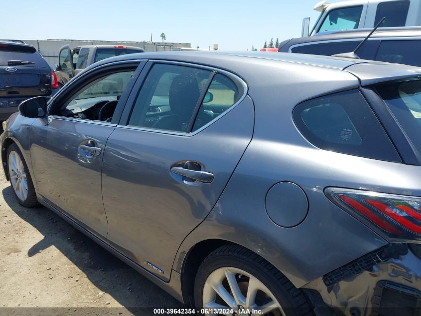 2012 Lexus Ct 200H Premium VIN: JTHKD5BH4C2119111 Lot: 39642354