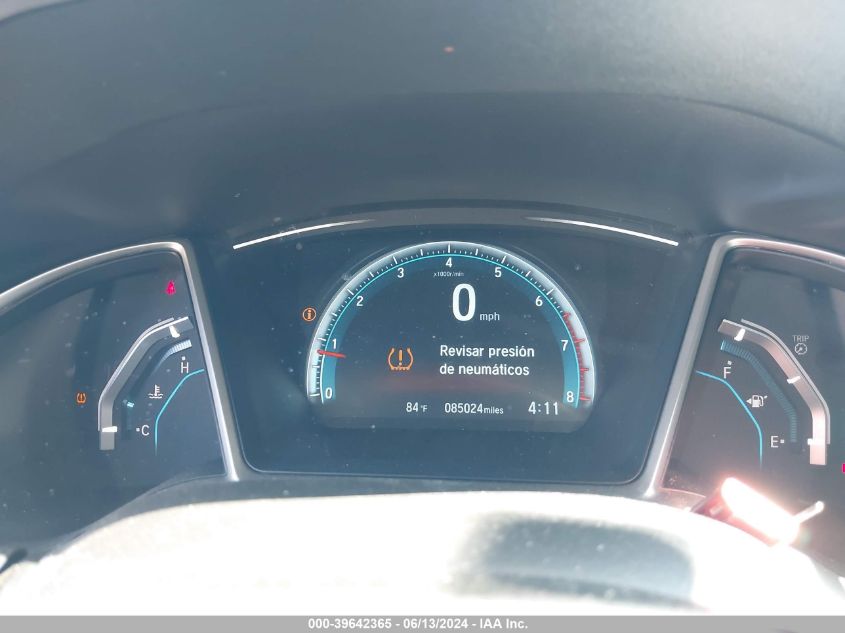 2018 Honda Civic Ex-T VIN: 19XFC1E34JE000568 Lot: 39642365