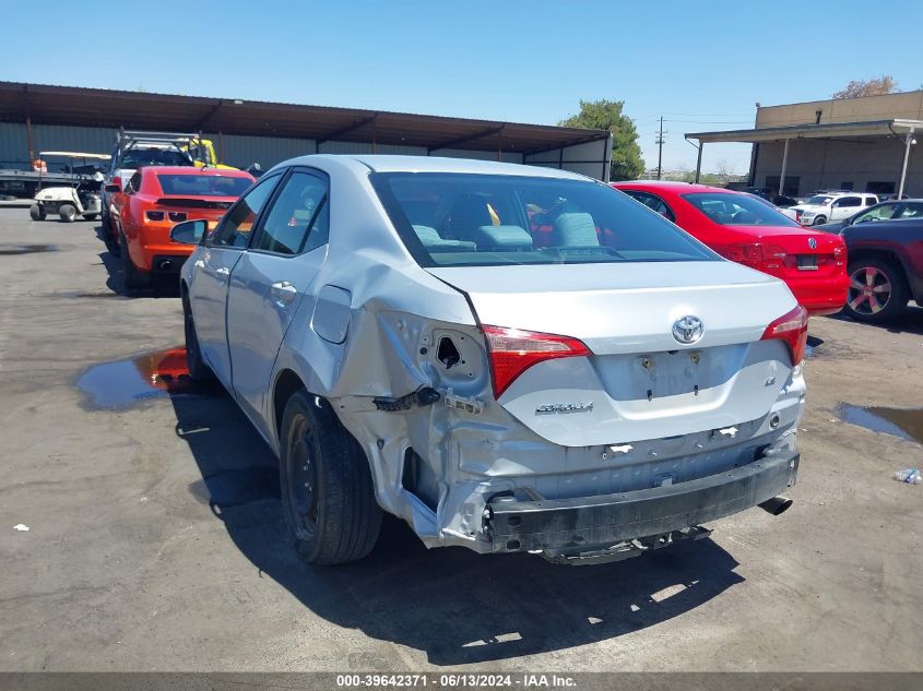 2018 Toyota Corolla Le VIN: 2T1BURHE5JC011231 Lot: 39642371