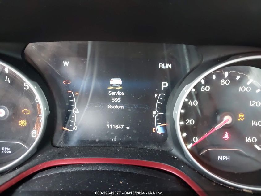 2018 Jeep Compass Trailhawk 4X4 VIN: 3C4NJDDB5JT262638 Lot: 39642377