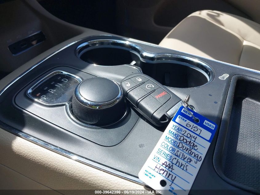 2014 Dodge Durango Limited VIN: 1C4RDHDG5EC445972 Lot: 39642396