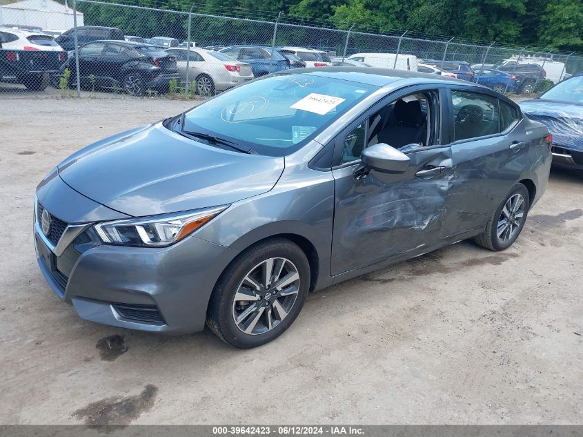 2022 Nissan Versa 1.6 Sv Xtronic Cvt VIN: 3N1CN8EV0NL861905 Lot: 39642423