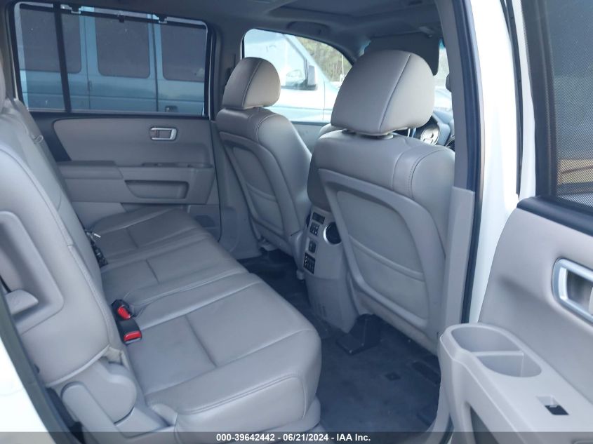 2012 Honda Pilot Touring VIN: 5FNYF4H94CB086205 Lot: 39642442