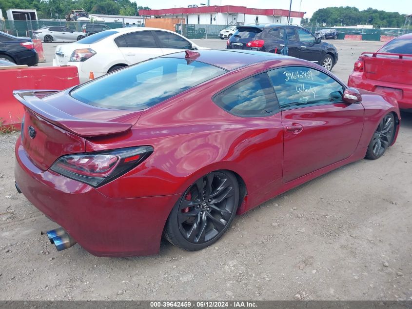 2013 Hyundai Genesis 3.8 Track VIN: KMHHU6KJ1DU096165 Lot: 39642459