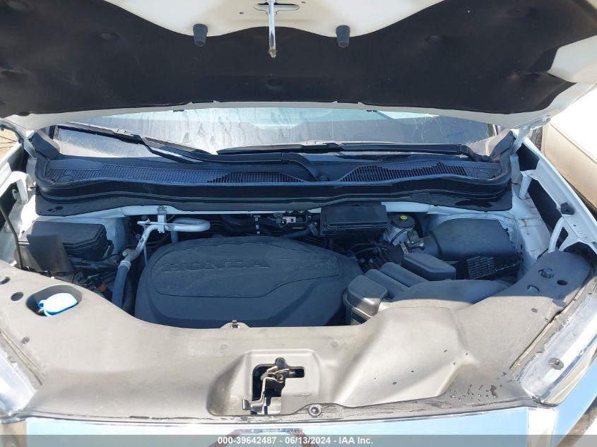 2022 Honda Passport Awd Ex-L VIN: 5FNYF8H58NB031814 Lot: 39642487