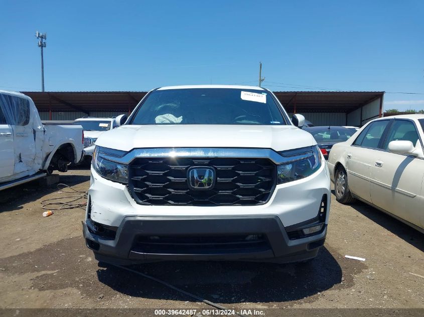 2022 Honda Passport Awd Ex-L VIN: 5FNYF8H58NB031814 Lot: 39642487