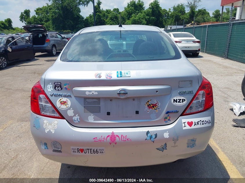 2012 Nissan Versa 1.6 S VIN: 3N1CN7AP6CL938503 Lot: 39642490