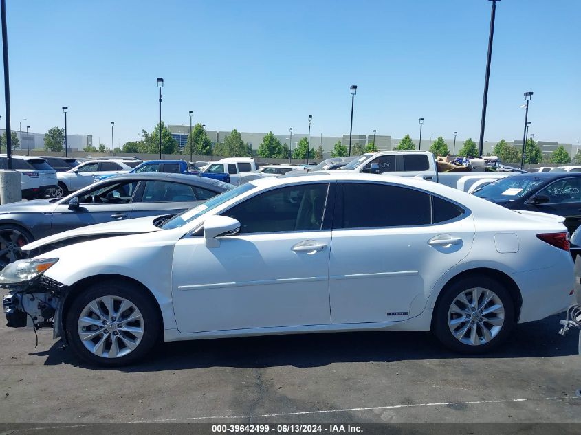 2013 Lexus Es 300H VIN: JTHBW1GG9D2020918 Lot: 39642499