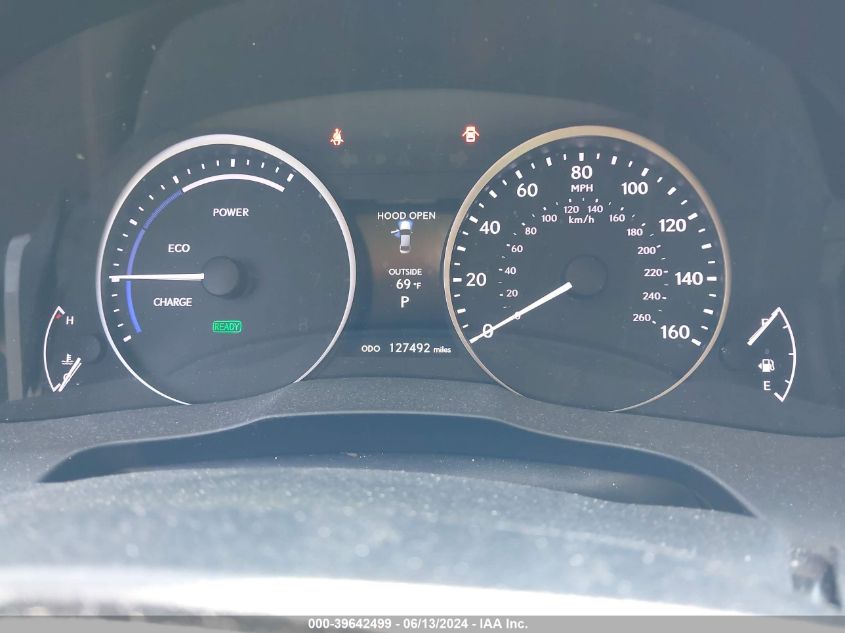 2013 Lexus Es 300H VIN: JTHBW1GG9D2020918 Lot: 39642499