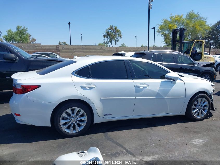 2013 Lexus Es 300H VIN: JTHBW1GG9D2020918 Lot: 39642499