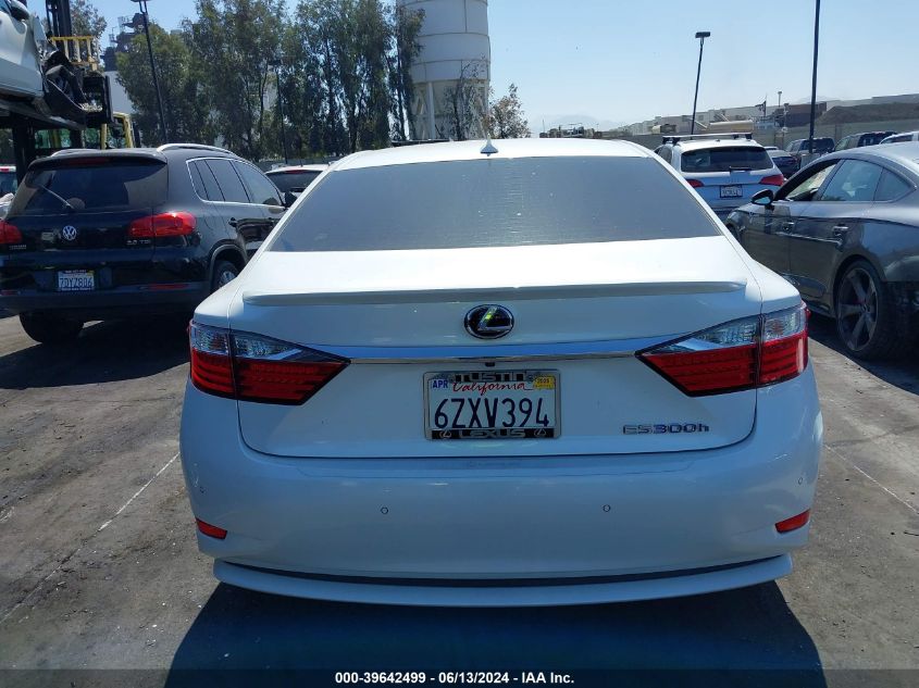 2013 Lexus Es 300H VIN: JTHBW1GG9D2020918 Lot: 39642499