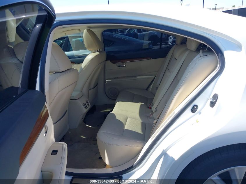 2013 Lexus Es 300H VIN: JTHBW1GG9D2020918 Lot: 39642499