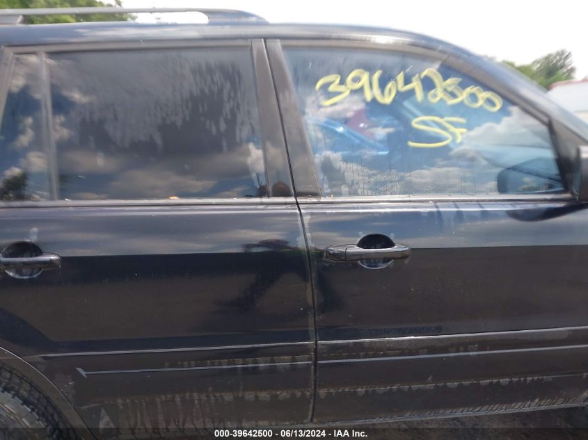 2006 Honda Pilot Ex-L VIN: 5FNYF187X6B028939 Lot: 39642500